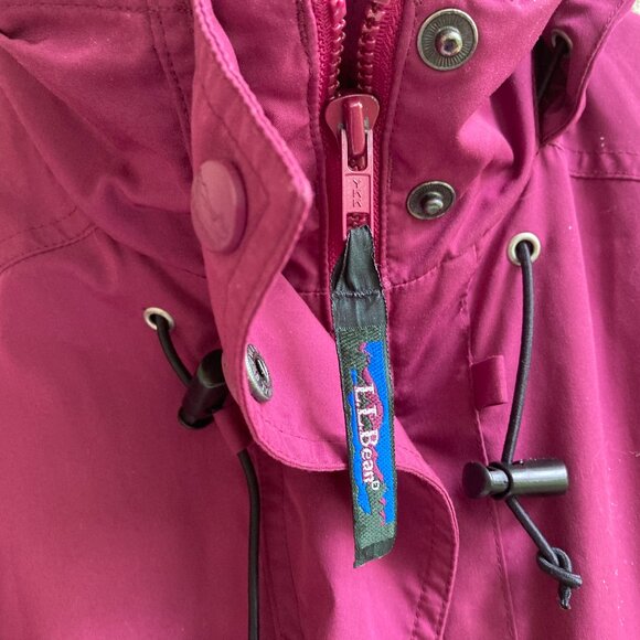 L.L. BEAN BOMBER JACKET  M Fleece Lined Women Vintage - Picture 8 of 12